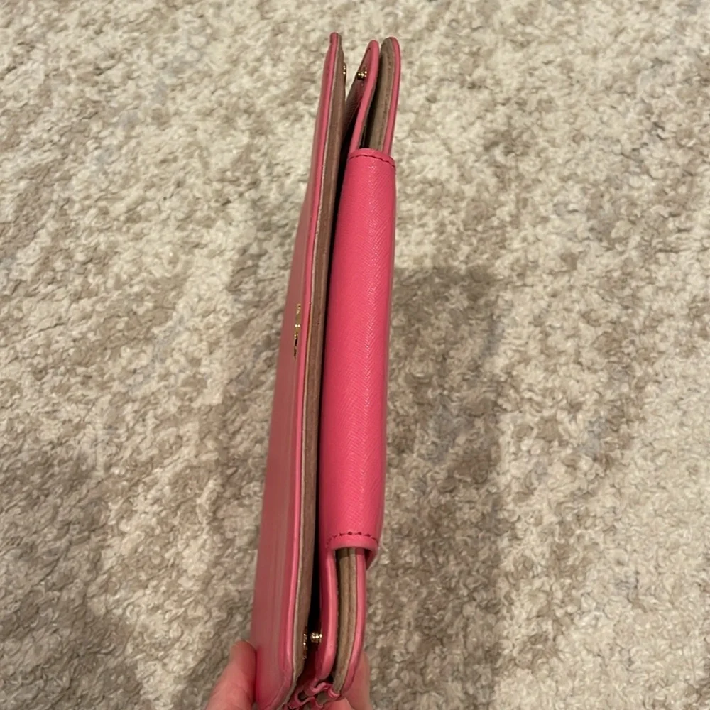 TORY BURCH Pink Leather iPad Case